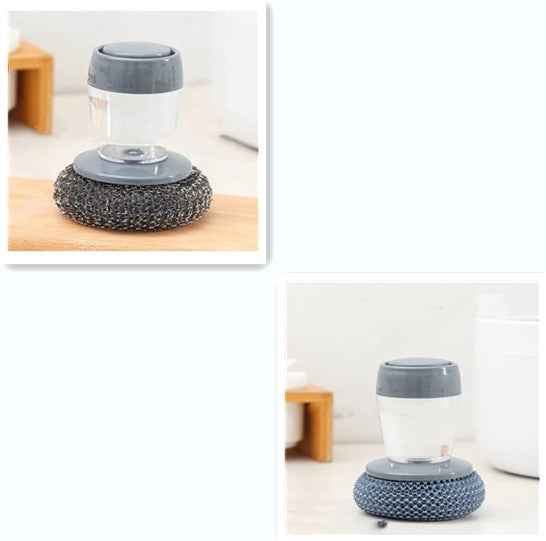 The Push-and-Clean Brush