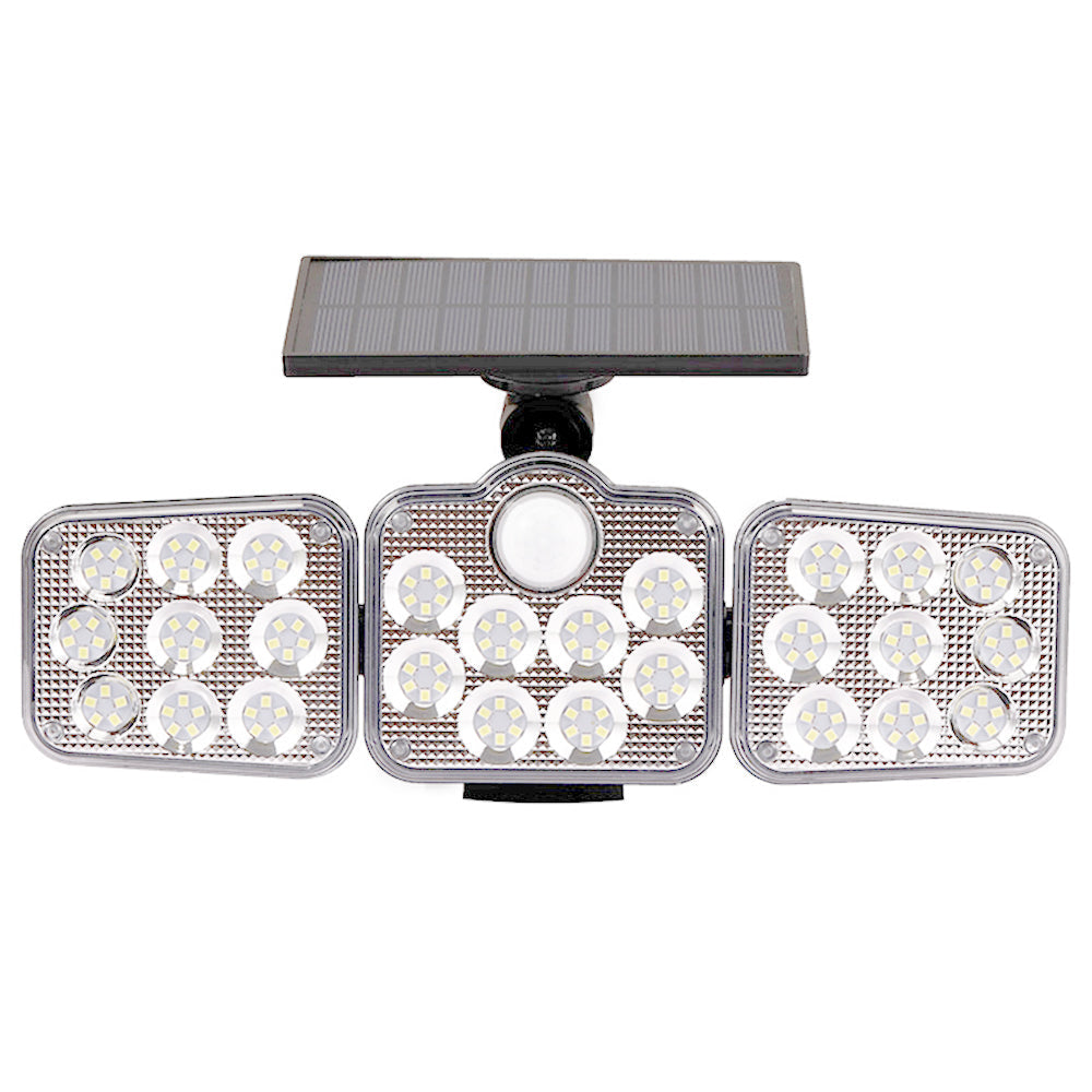 Solar Outdoor Lights 138 LED 3-Head