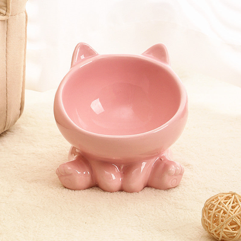 Ceramic Pet Bowl – Elevated Comfort for Cats & Dogs