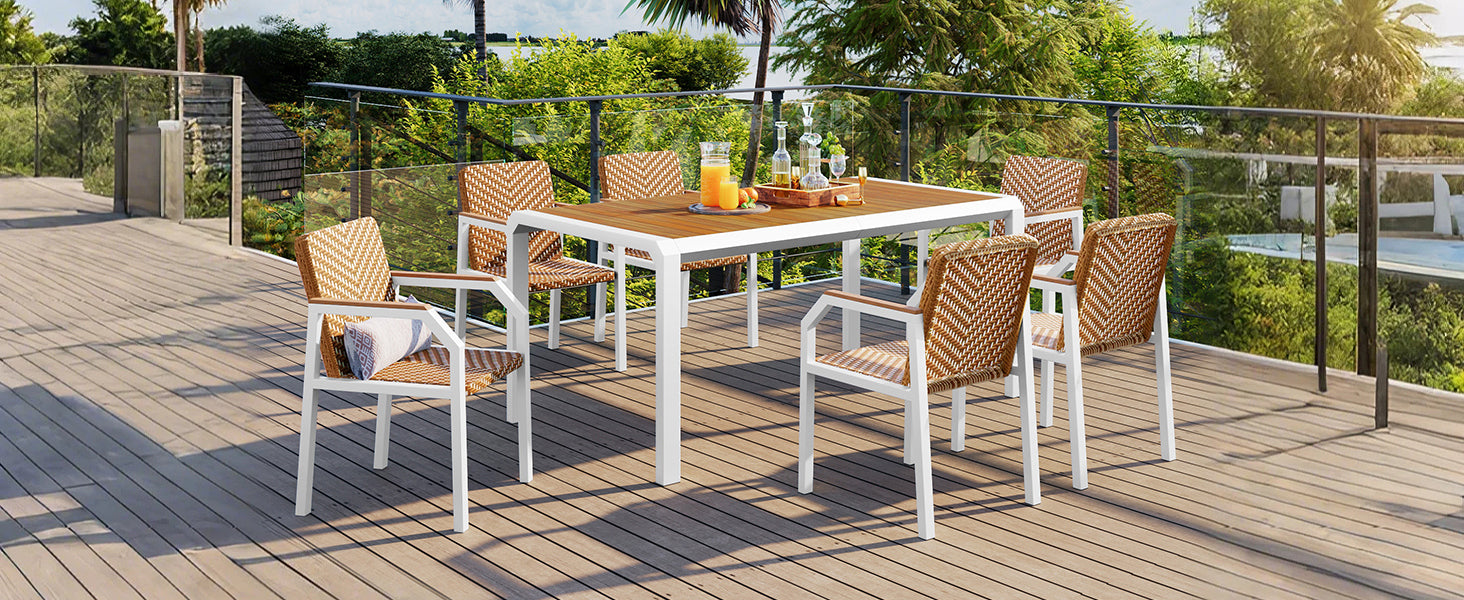 7-Piece Patio Dining Table Set