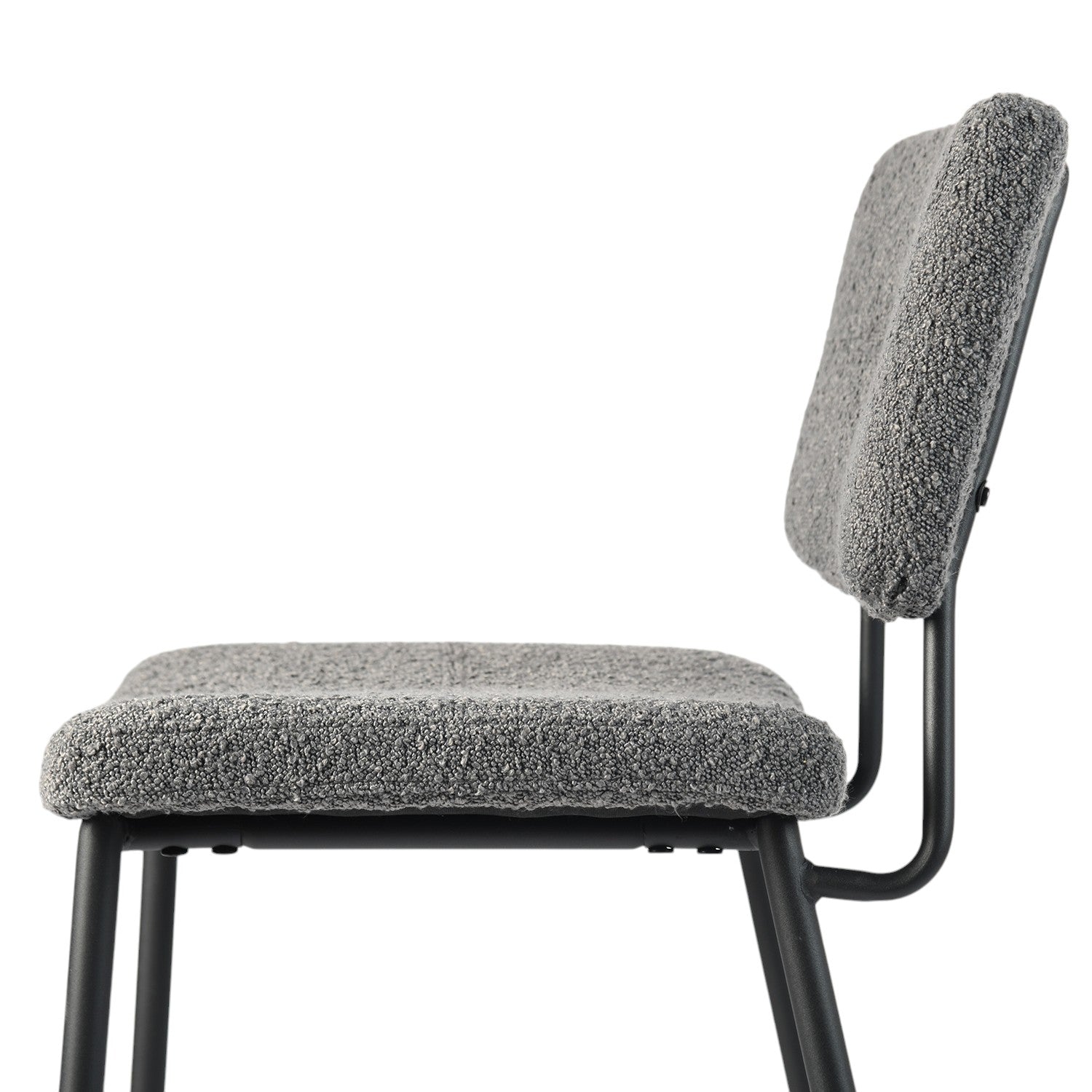Set of Two Green and Black Manufactured Wood and Steel Low Back Bar Height Bar Chairs-5