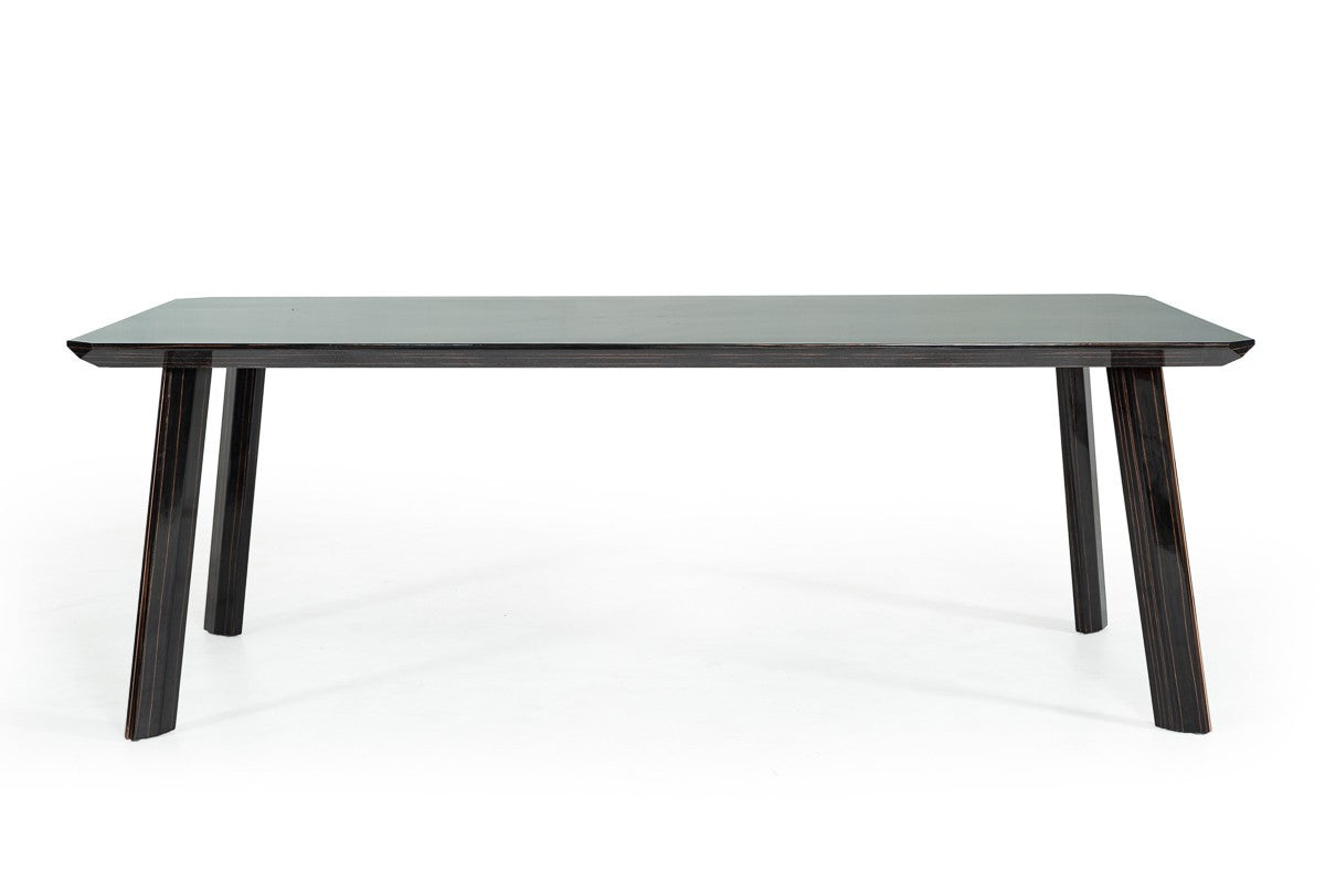 87" Ebony Dining Table-2