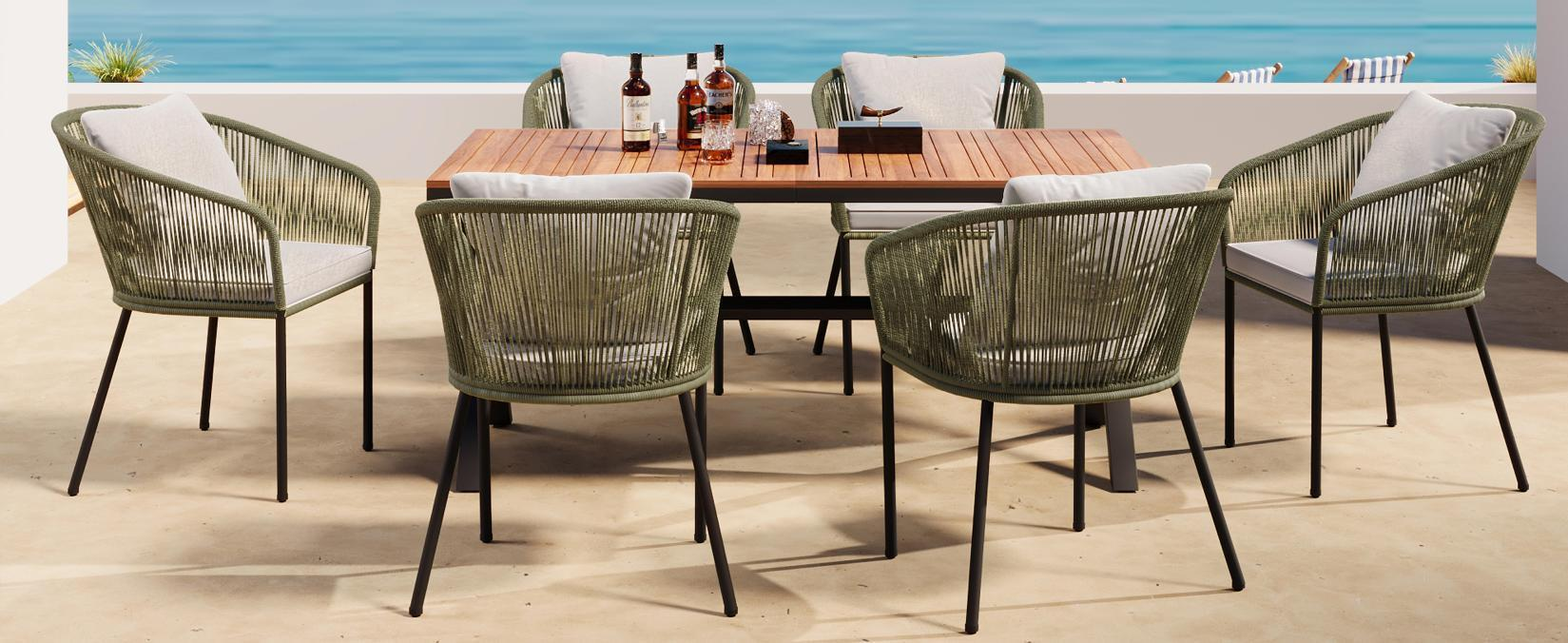 7-Piece Outdoor All-Weather Dining Set Furniture Set