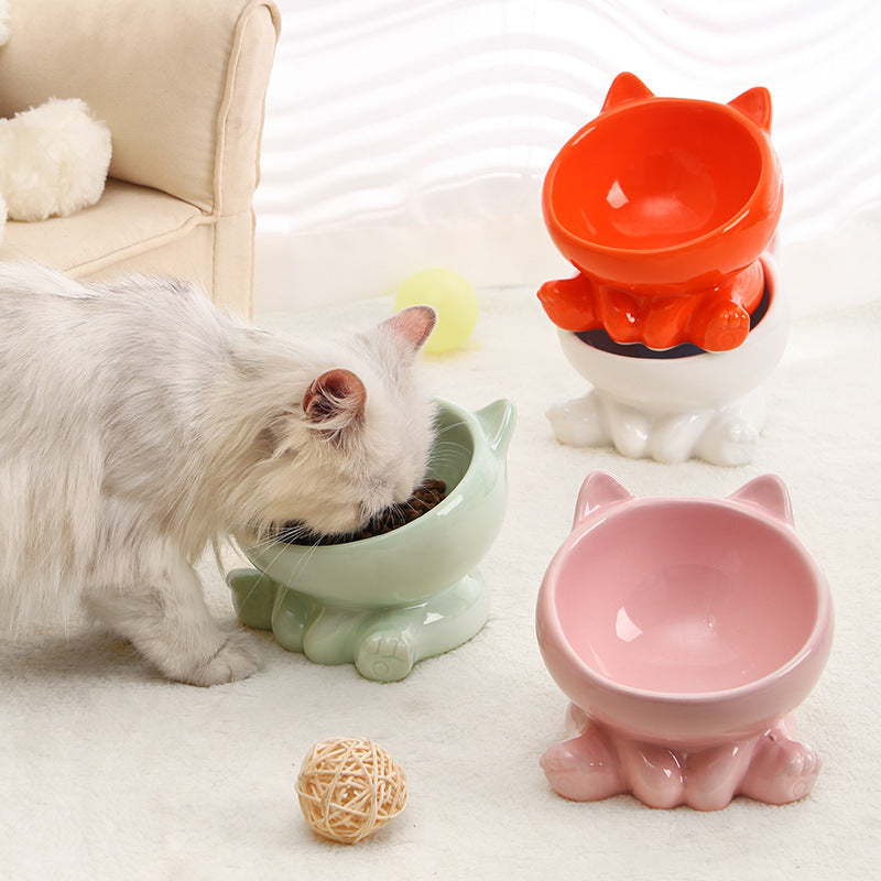 Ceramic Pet Bowl – Elevated Comfort for Cats & Dogs
