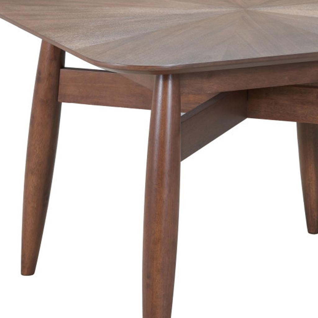 46" Espresso Solid Wood Square Dining Table-6