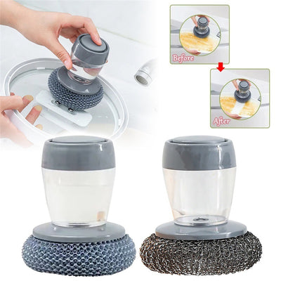 The Push-and-Clean Brush