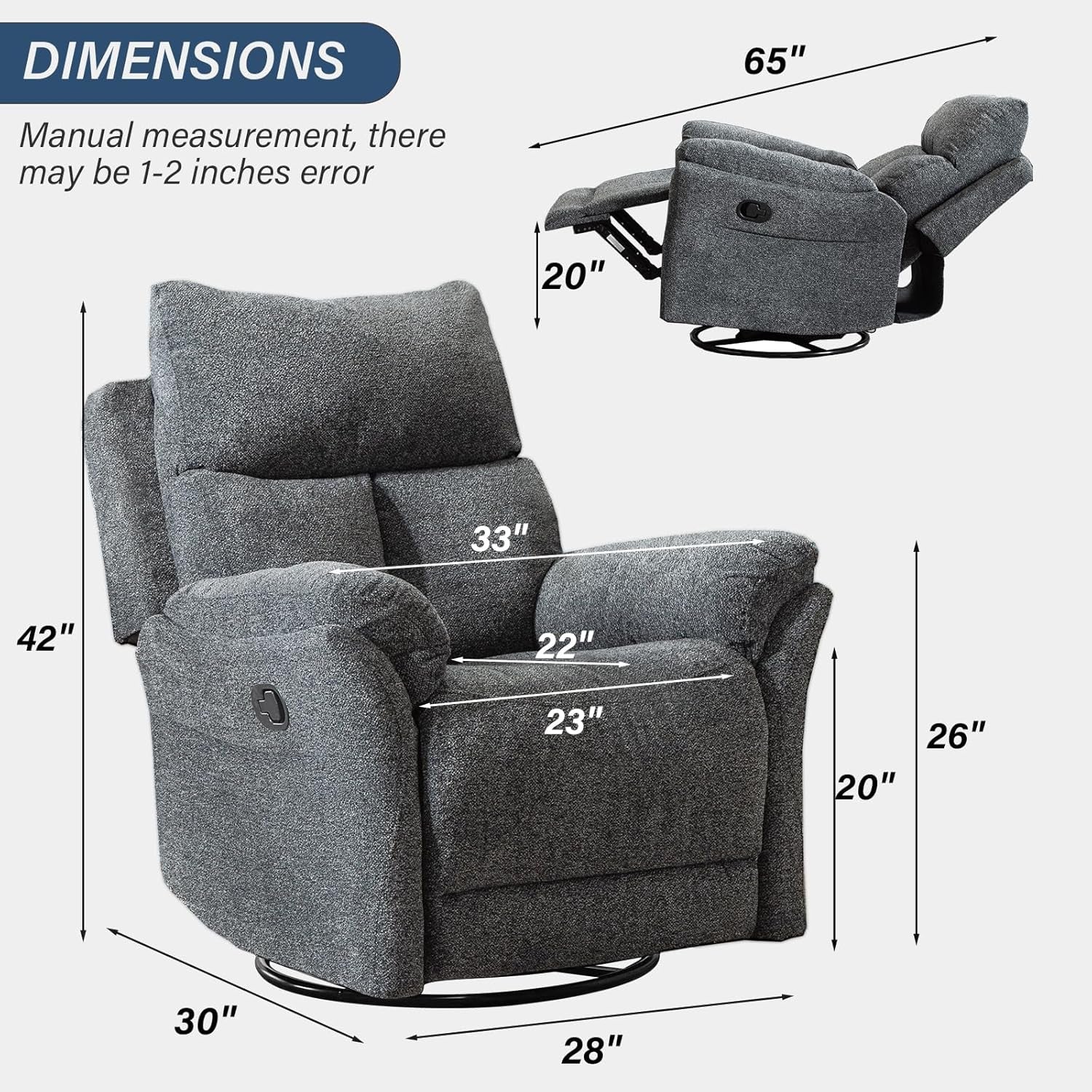 Swivel Rocker Recliner Chair