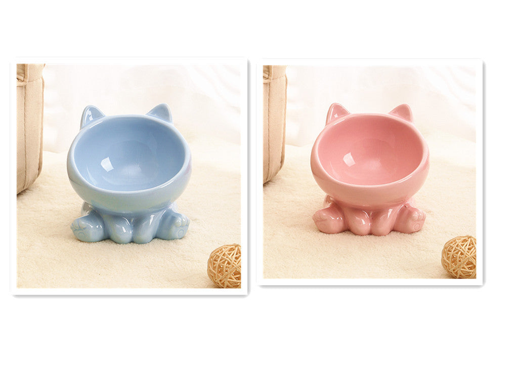 Ceramic Pet Bowl – Elevated Comfort for Cats & Dogs