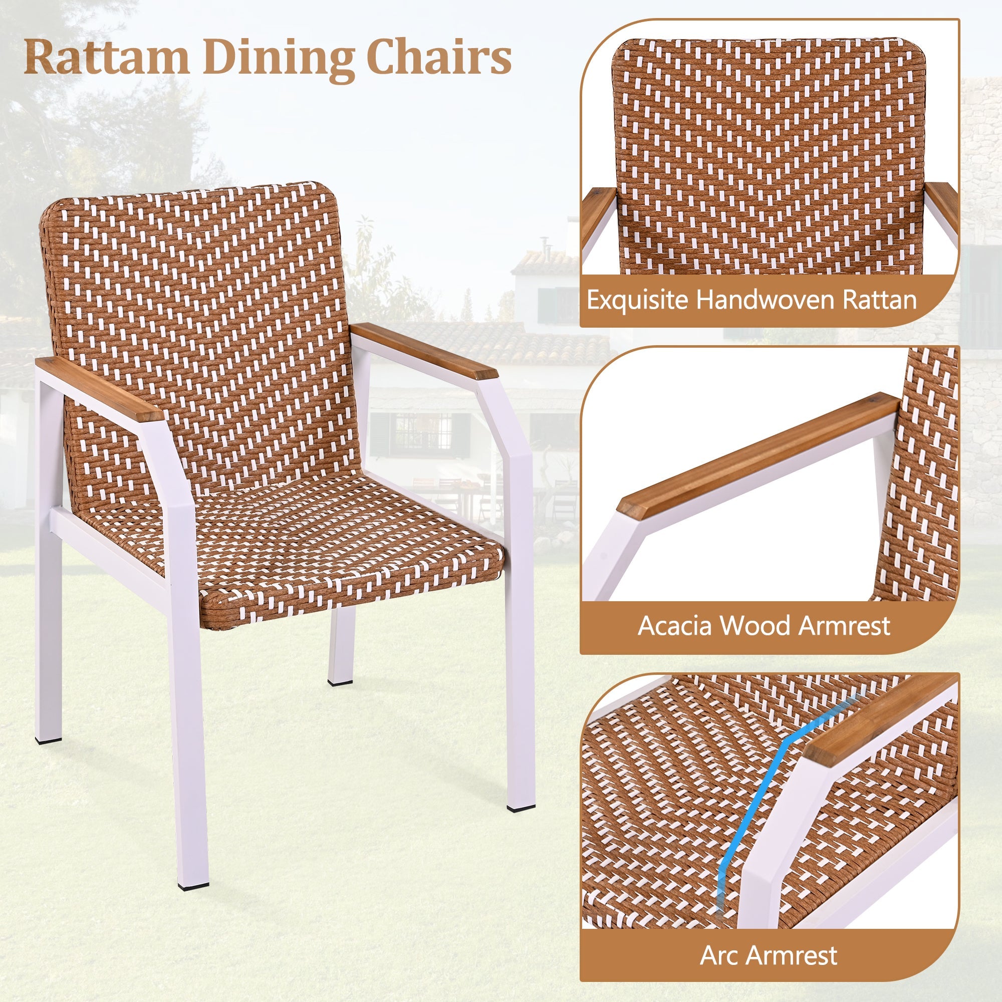 7-Piece Patio Dining Table Set