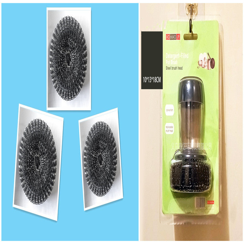 The Push-and-Clean Brush