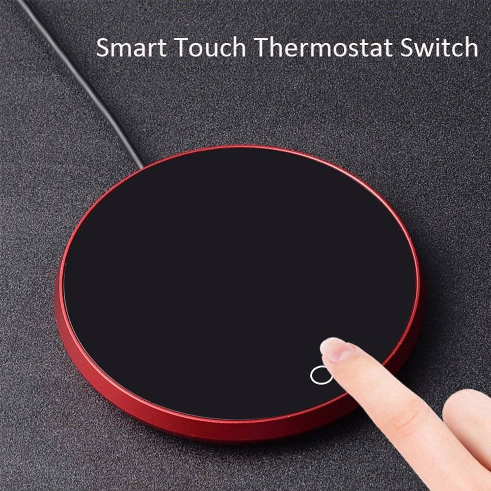 Coffee Mug Heating Coaster Portable USB 3 Gear Smart Thermostatic-3
