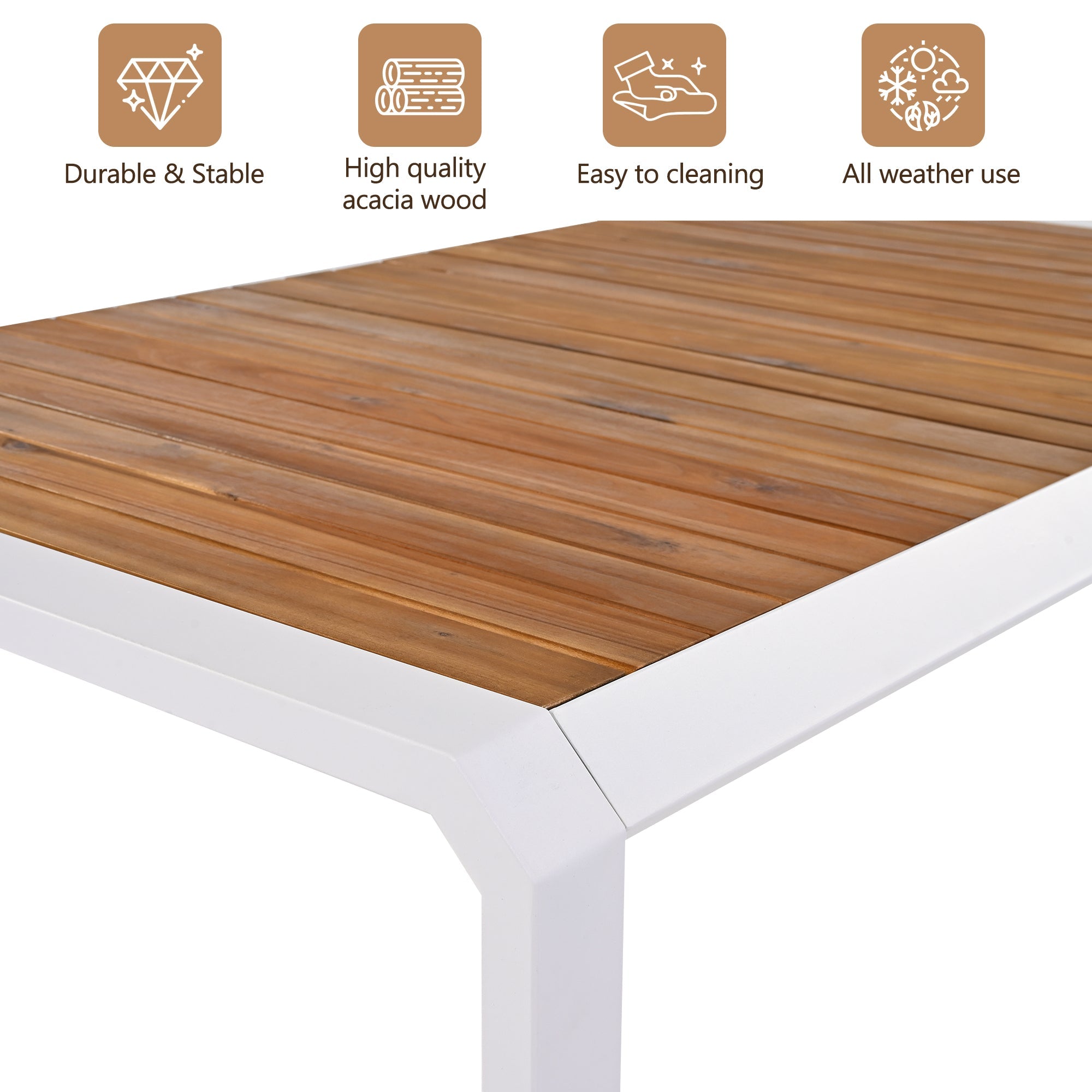7-Piece Patio Dining Table Set