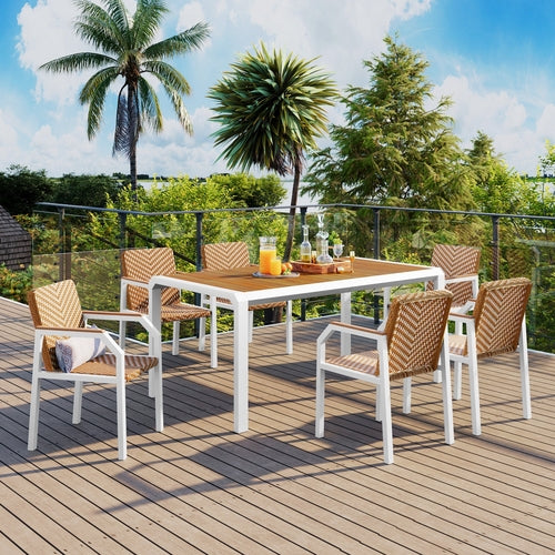7-Piece Patio Dining Table Set