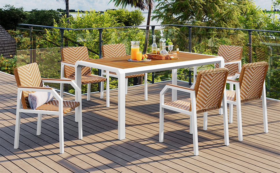 7-Piece Patio Dining Table Set