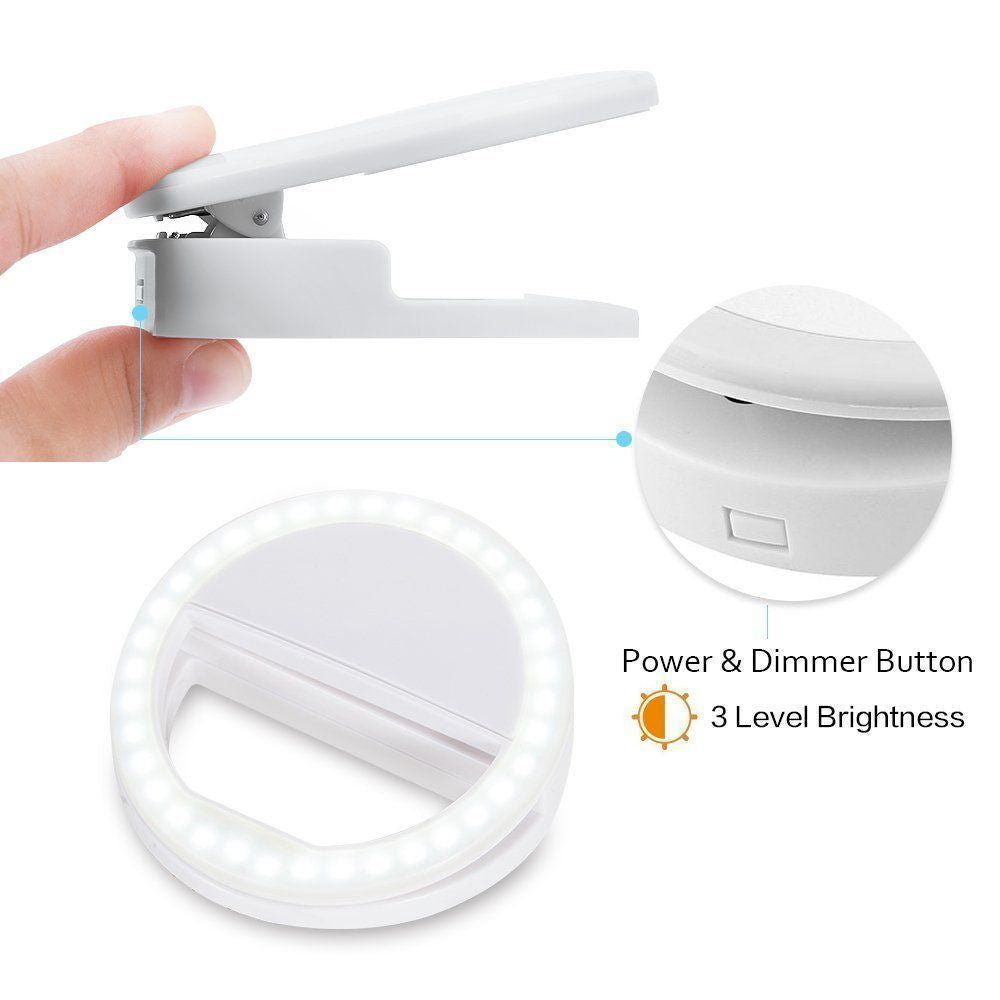 Portable Selfie Ring Light