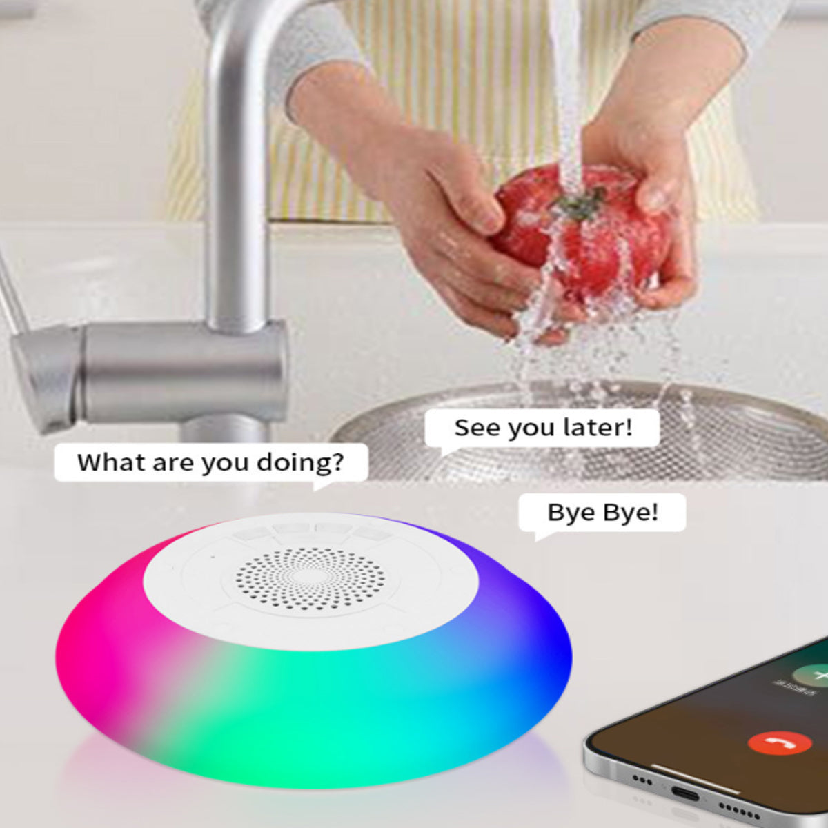 Floatilla Bluetooth LED Waterproof Speaker