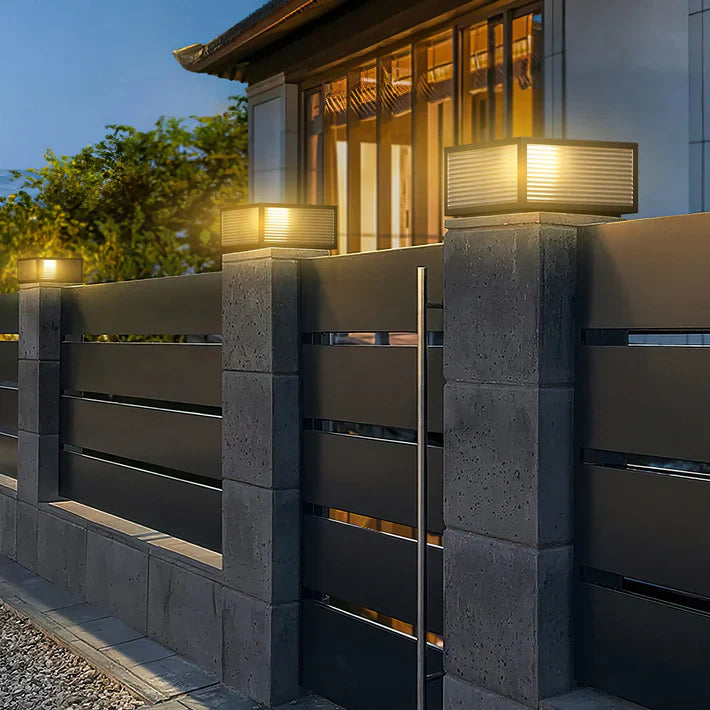 Solar-Powered Outdoor Post Lights For Garden Pathways-1