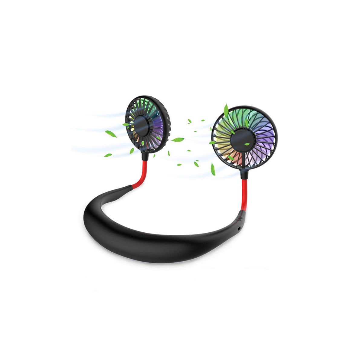 Double Cool Cordless Mini Collar Fan