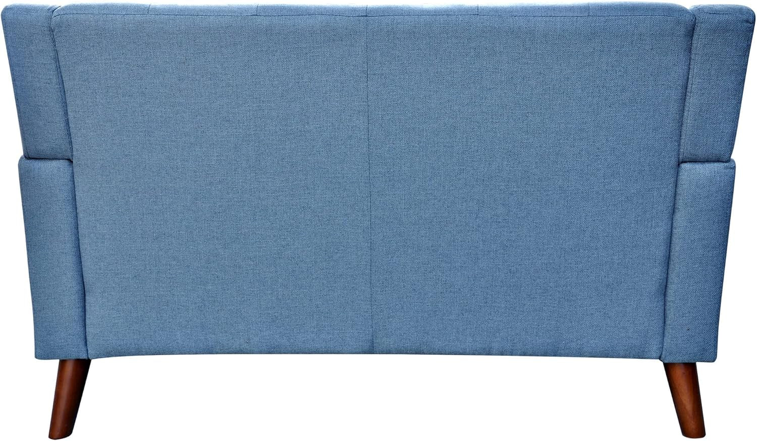 Blue Mid-Century Modern Loveseat