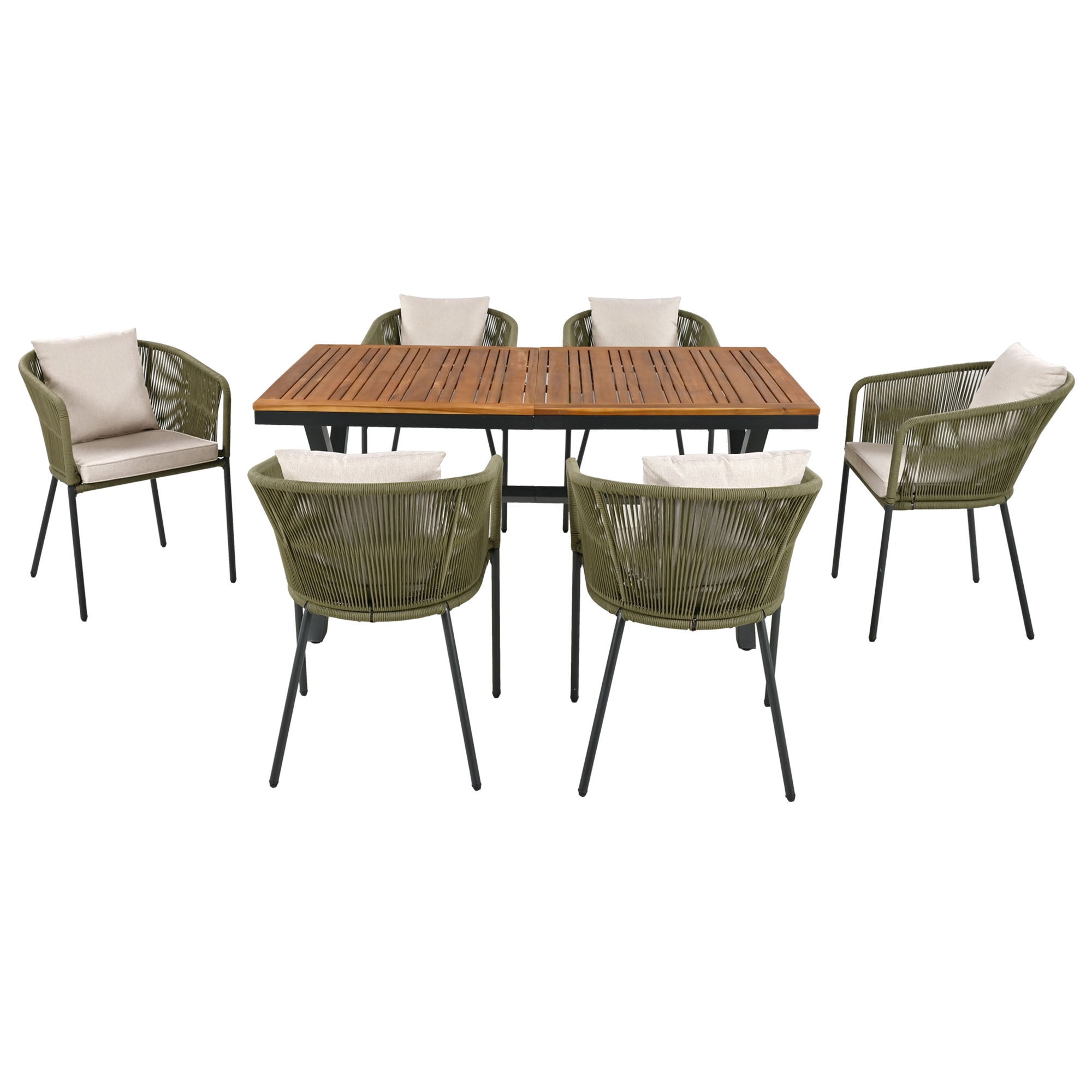 7-Piece Outdoor All-Weather Dining Set Furniture Set