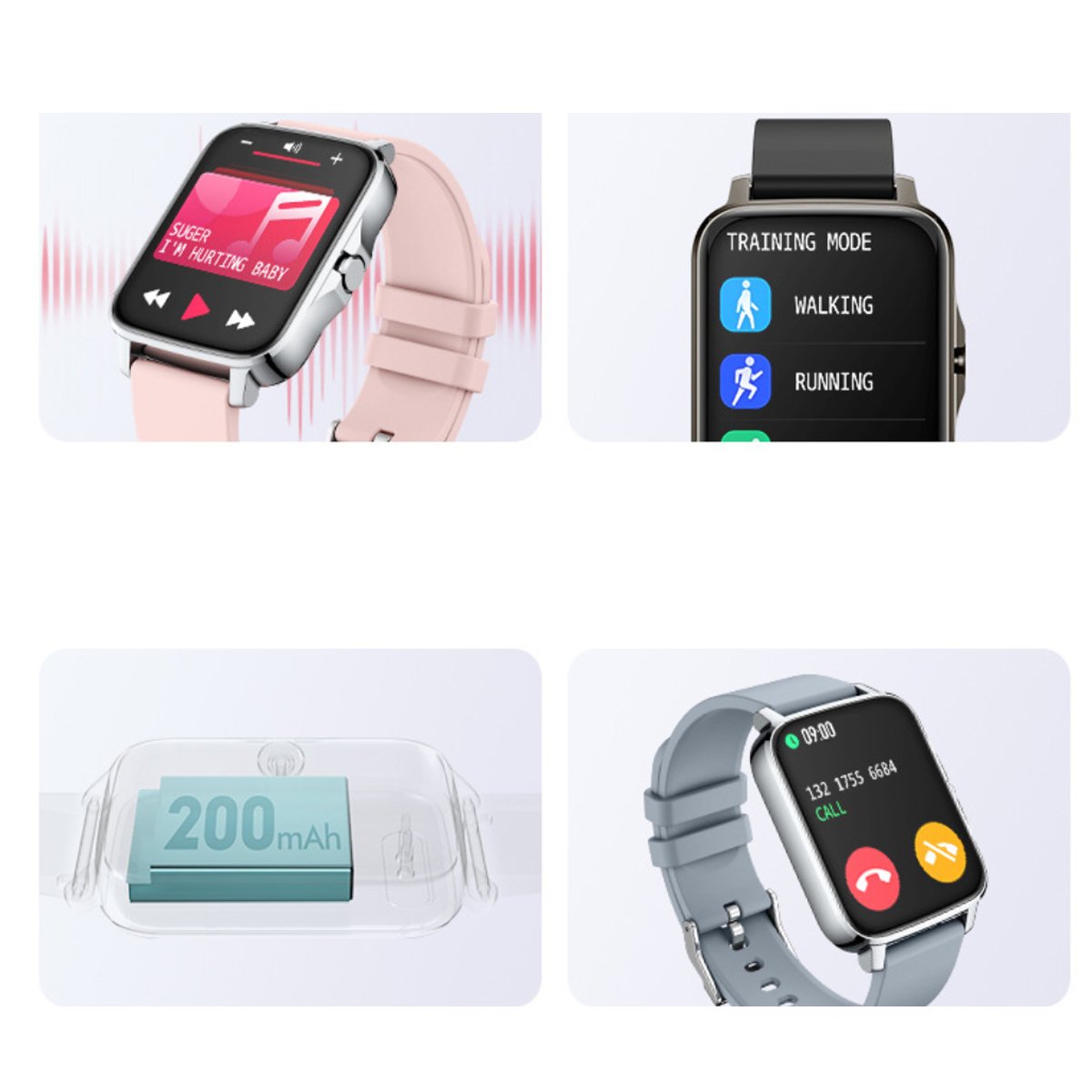 Lifestyle Smart Watch with Heart Health Monitor