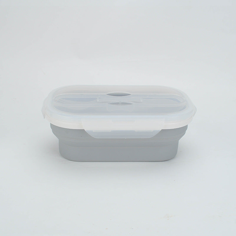 Portable Foldable Silicone Lunch Box – Smart, Space-Saving Dining