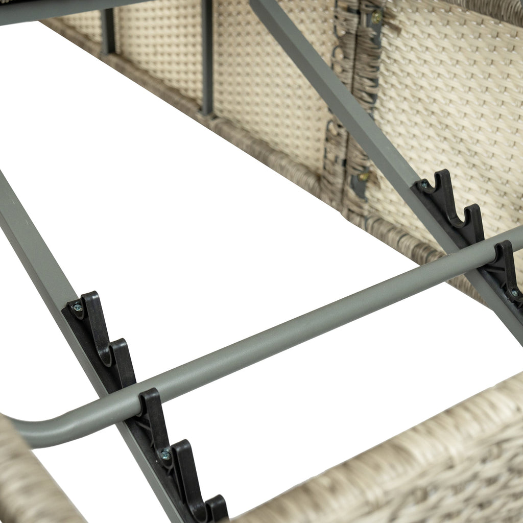 Adjustable Sun Bed With Curtain,High Comfort,With 3 Colors