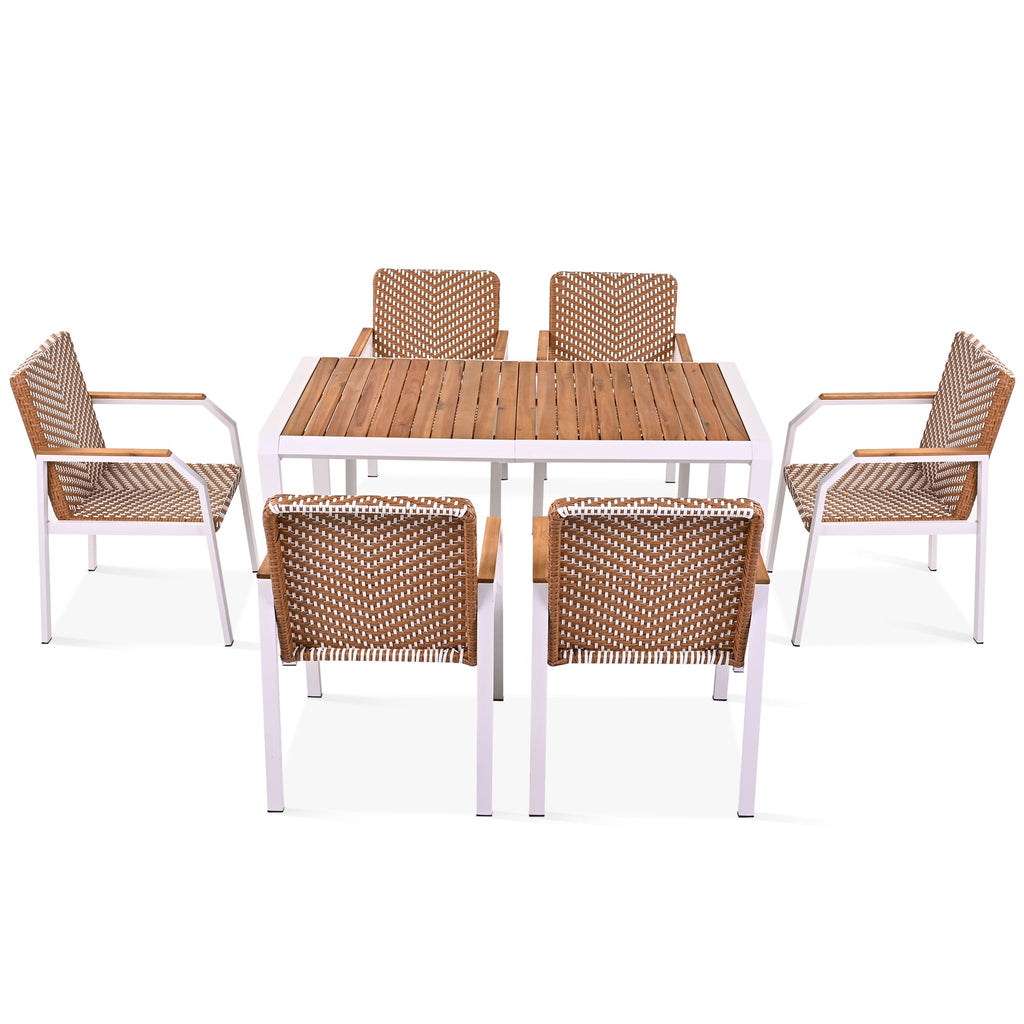 7-Piece Patio Dining Table Set