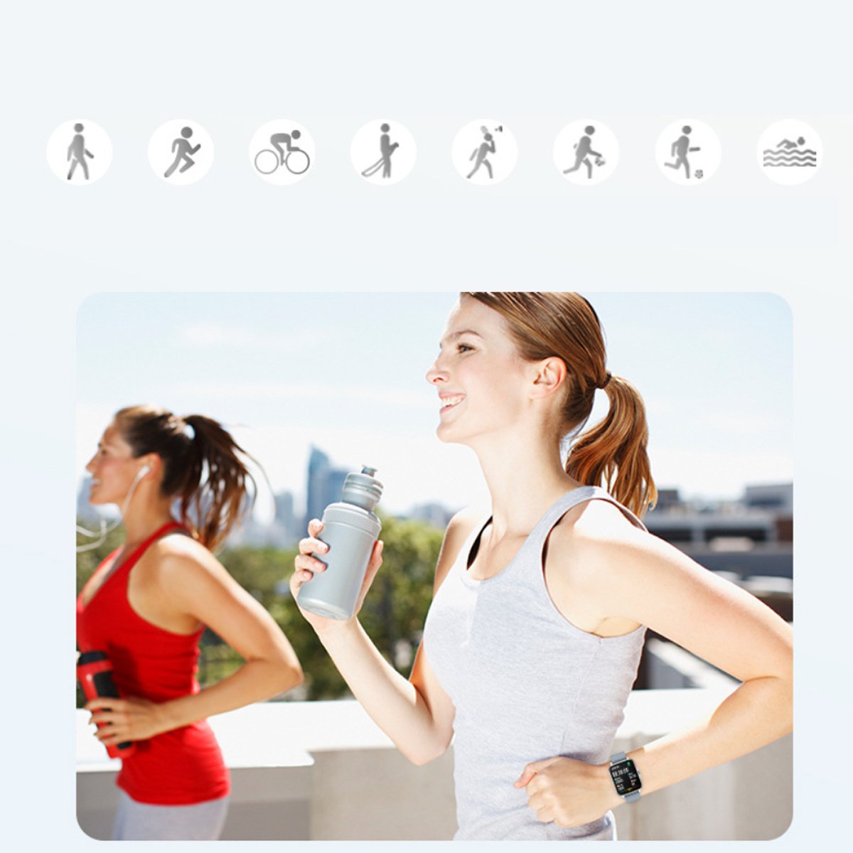Lifestyle Smart Watch with Heart Health Monitor