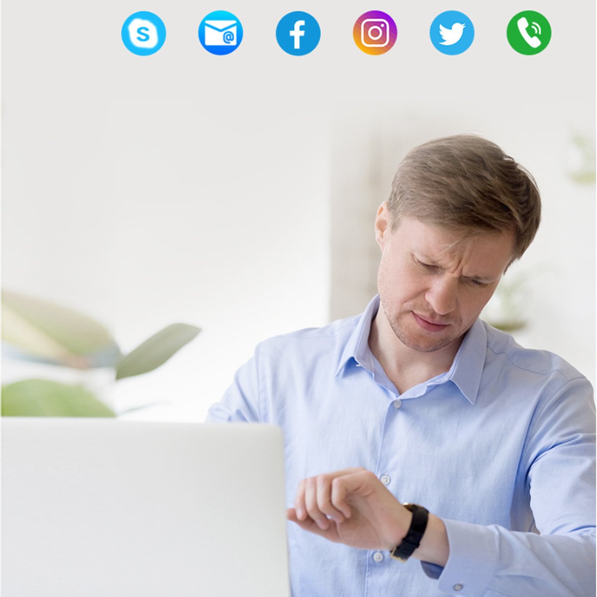 Lifestyle Smart Watch with Heart Health Monitor