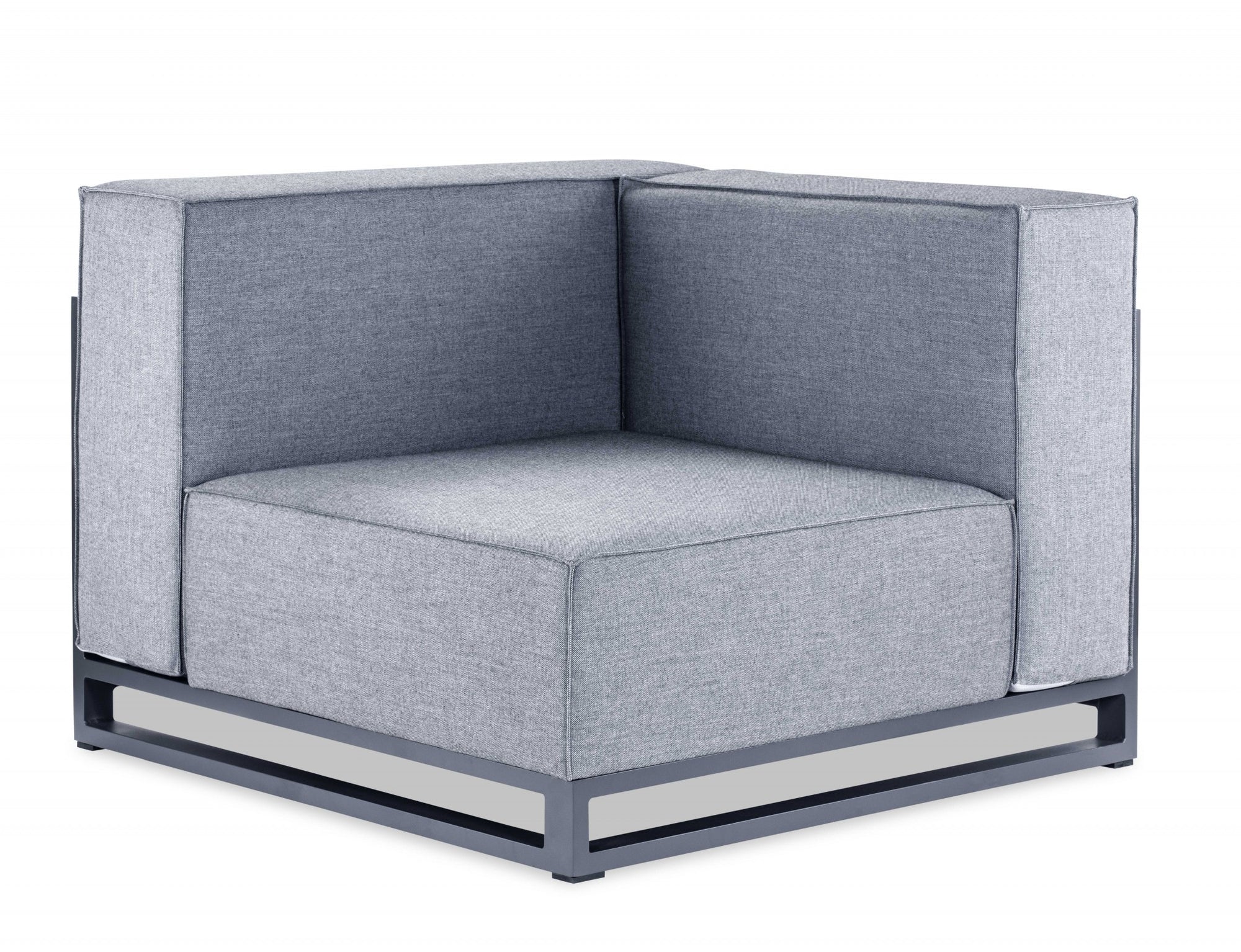 41" Gray Linen Side Chair-0