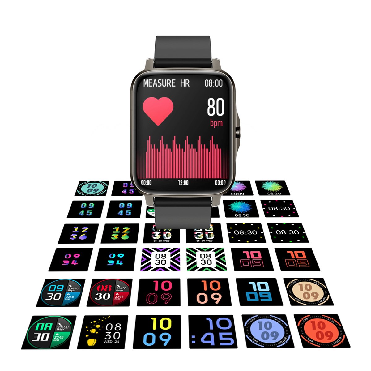 Lifestyle Smart Watch with Heart Health Monitor