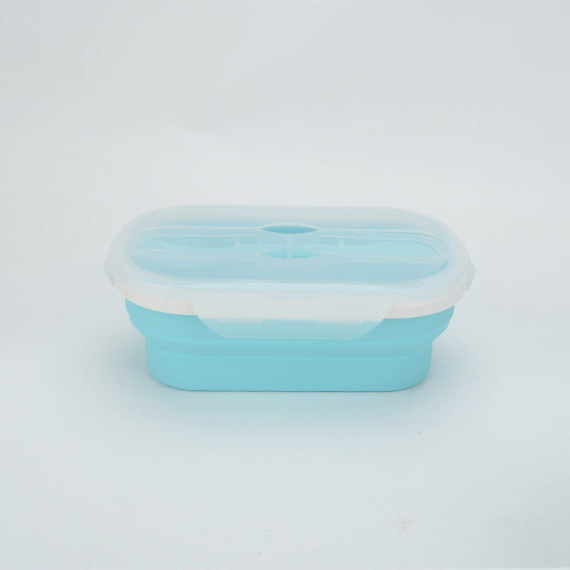 Portable Foldable Silicone Lunch Box – Smart, Space-Saving Dining