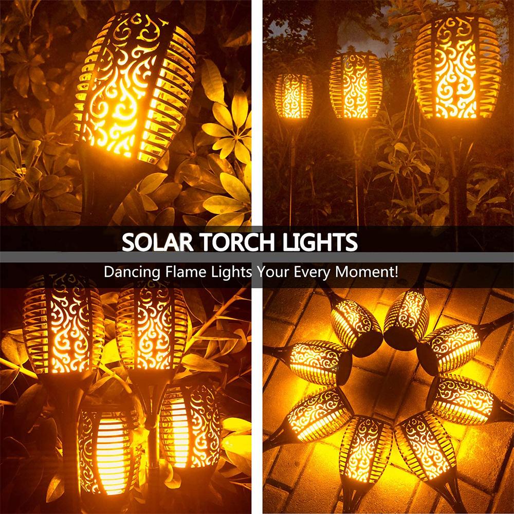 Solar-Powered Small Torch Flame Light