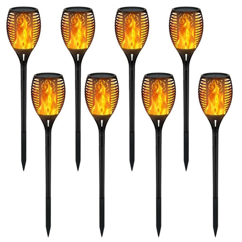 Solar-Powered Small Torch Flame Light