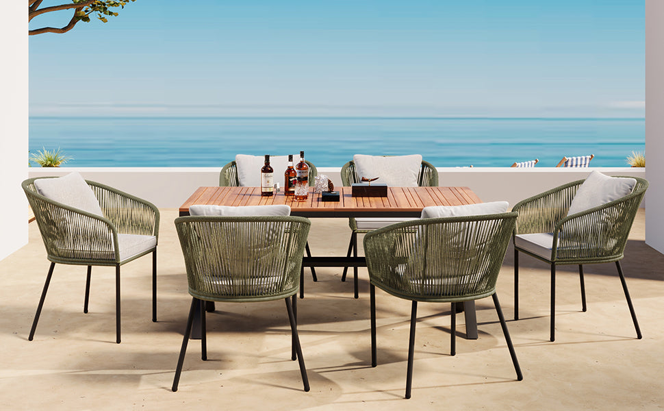 7-Piece Outdoor All-Weather Dining Set Furniture Set