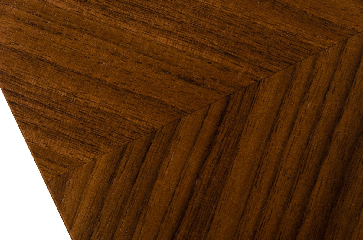 95" Brown Solid Wood Dining Table-4