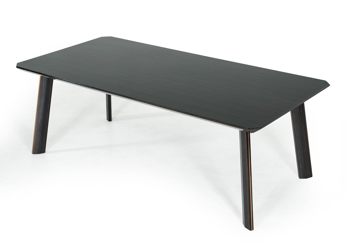 87" Ebony Dining Table-1