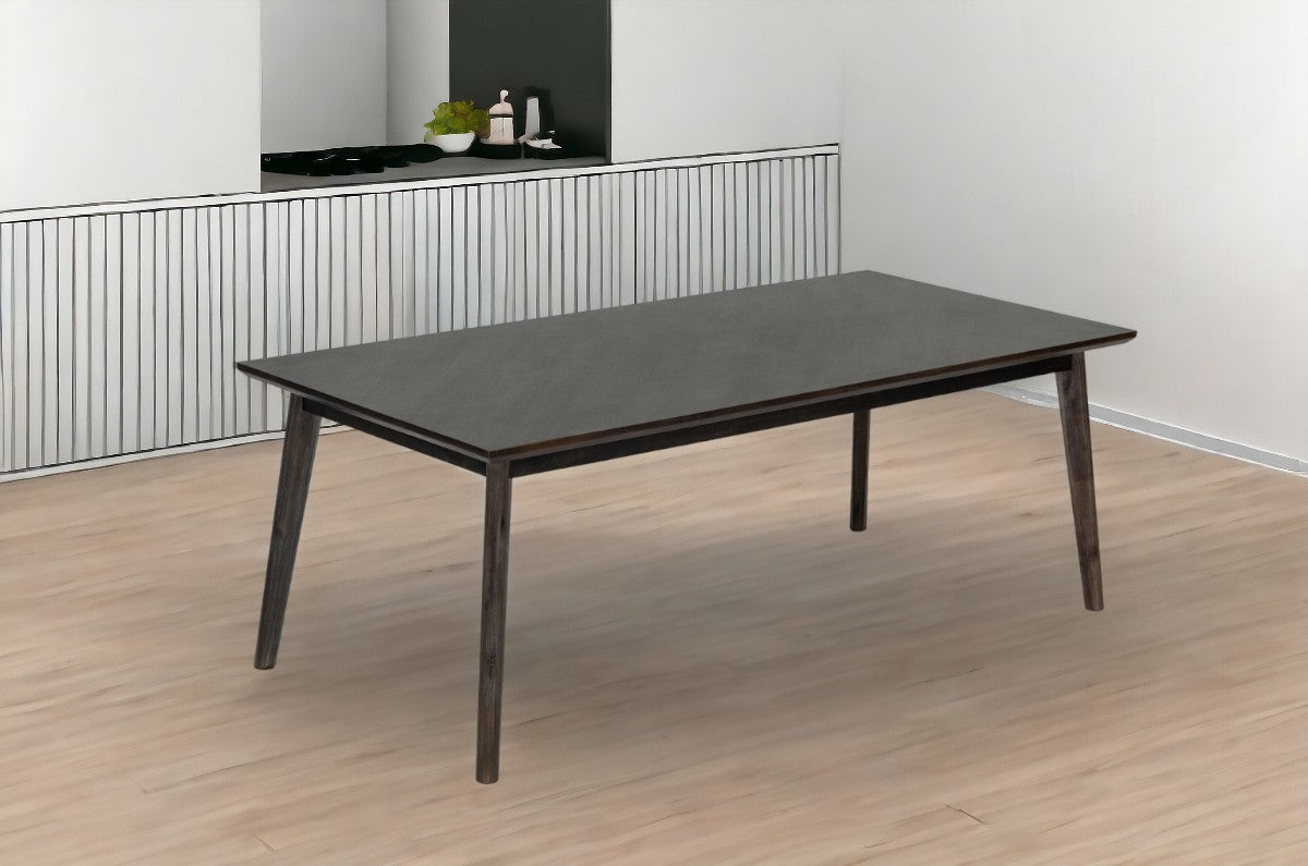 87" Ebony Dining Table-0