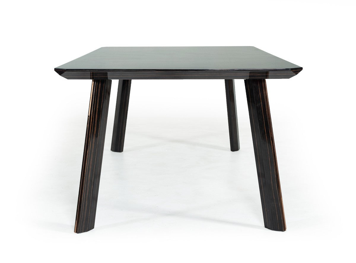 87" Ebony Dining Table-3