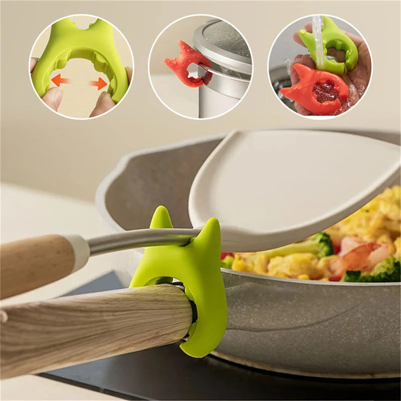 Silicone Pot Clip & Spoon Rest