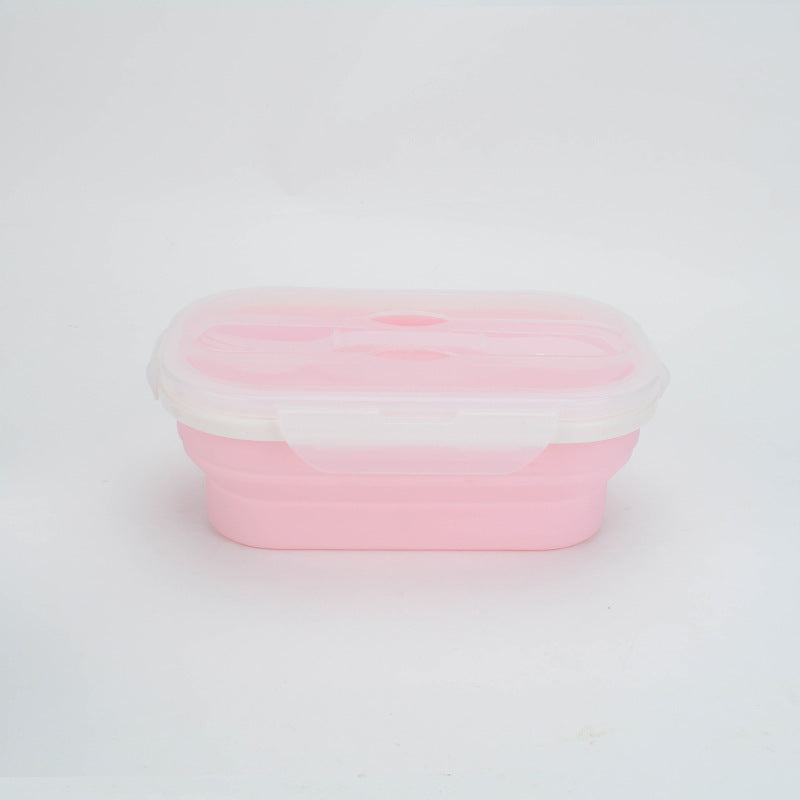 Portable Foldable Silicone Lunch Box – Smart, Space-Saving Dining