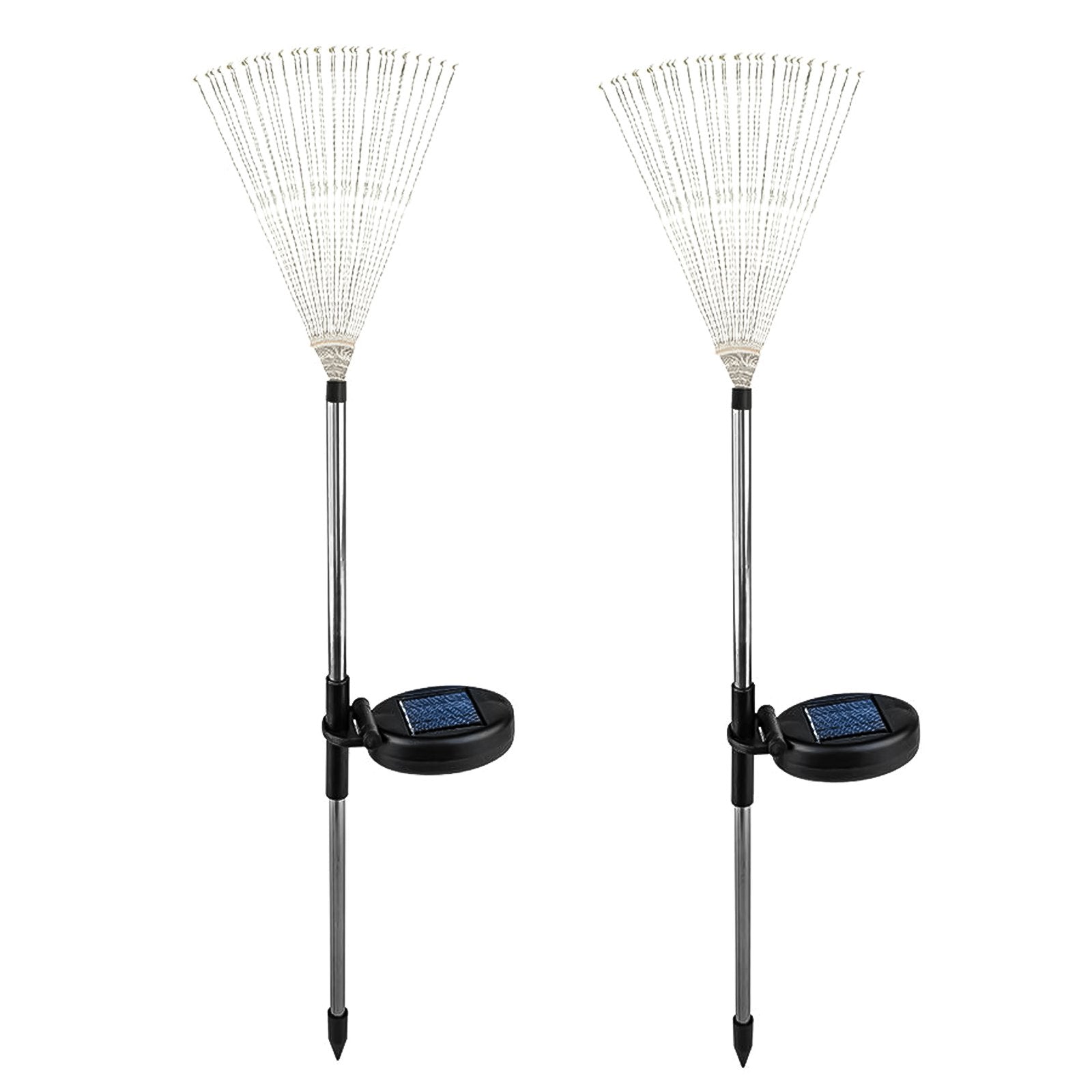 Solar-Powered Firework Garden Lights