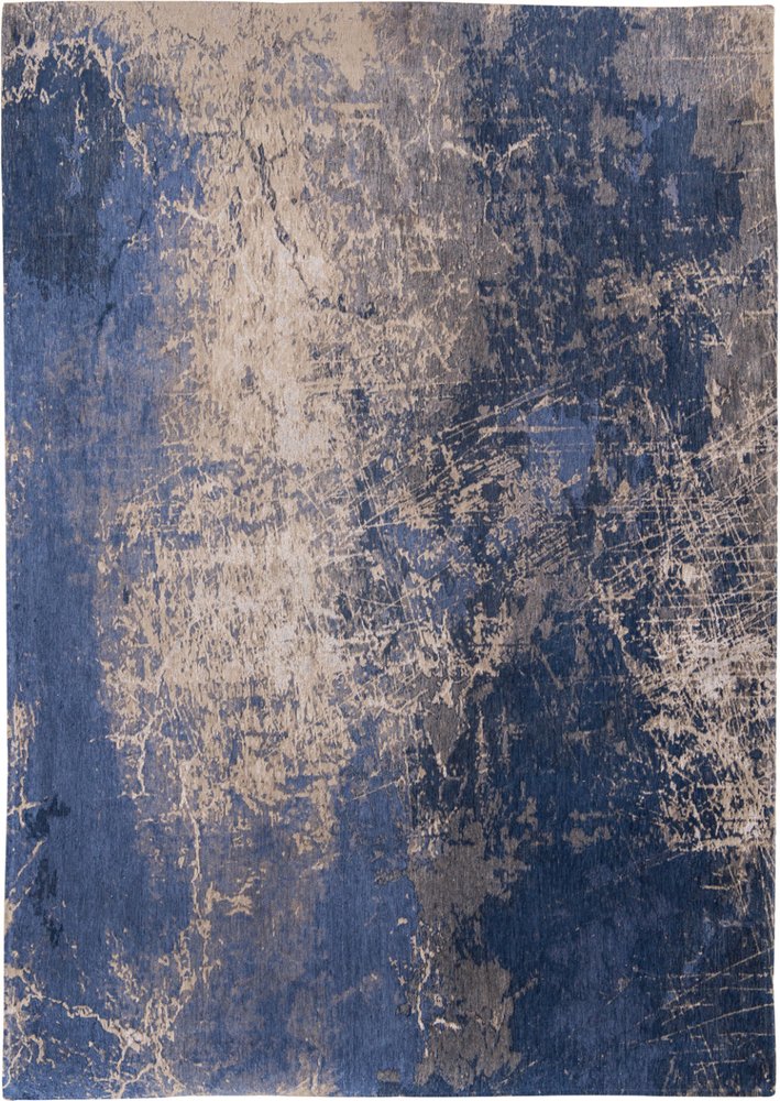 9' X 13' Blue and Gray Abstract Non Skid Area Rug-1