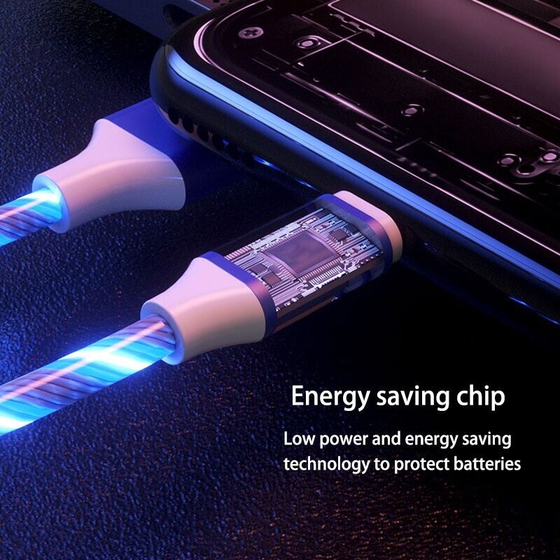 3-in-1 LED Fast Charging Cable Adapter