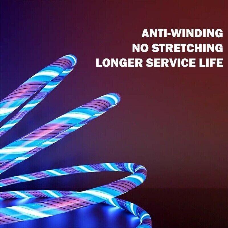 3-in-1 LED Fast Charging Cable Adapter