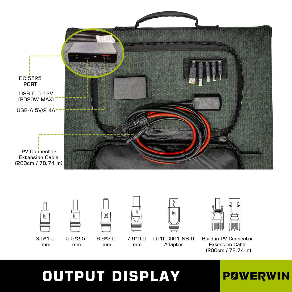 Foldable Solar Panel 3 Pack 330W