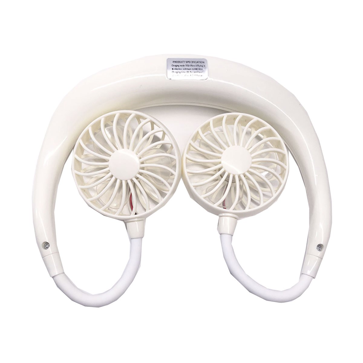 Double Cool Cordless Mini Collar Fan