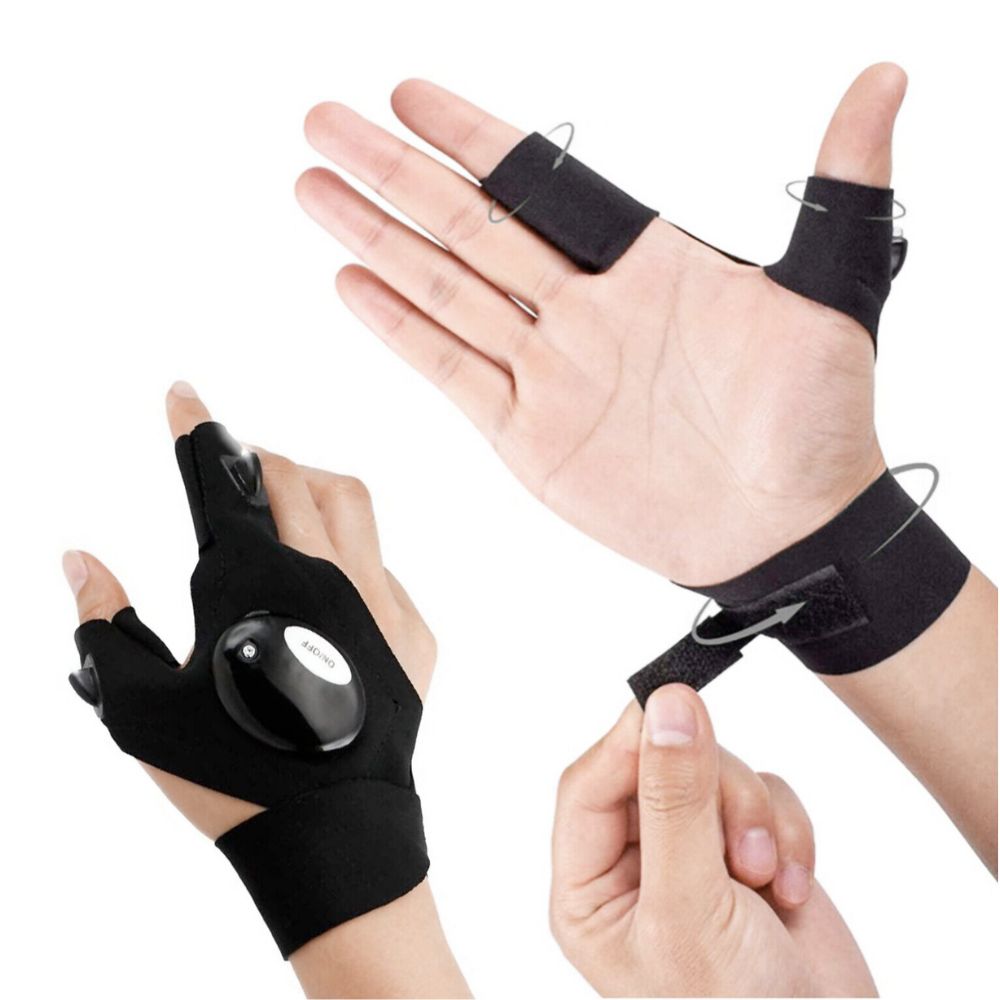 Multipurpose LED Flashlight Gloves