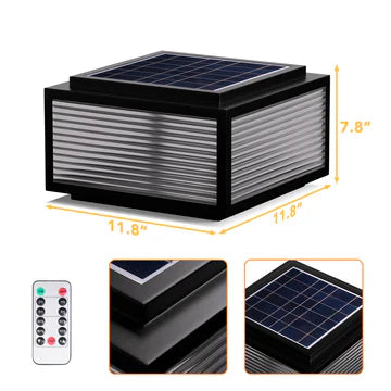 Solar-Powered Outdoor Post Lights For Garden Pathways-3
